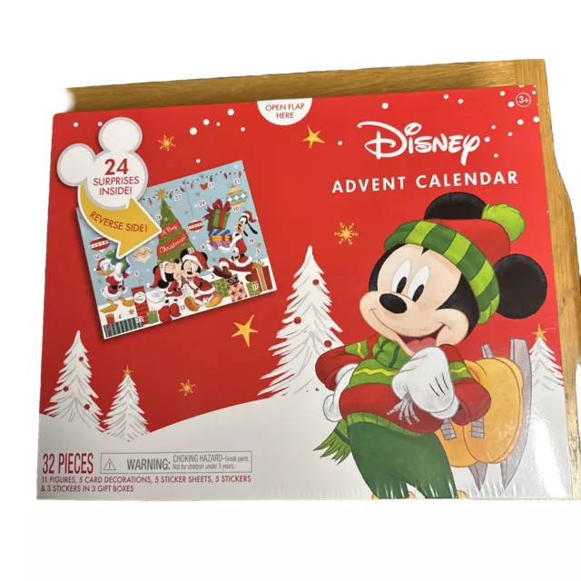 NEW JUST PLAY Disney Classic Advent Calendar 32 Pieces Figures SEALED