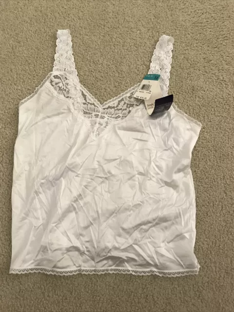 Vanity Fair White Lace Camisole - Women’s 34, NWT