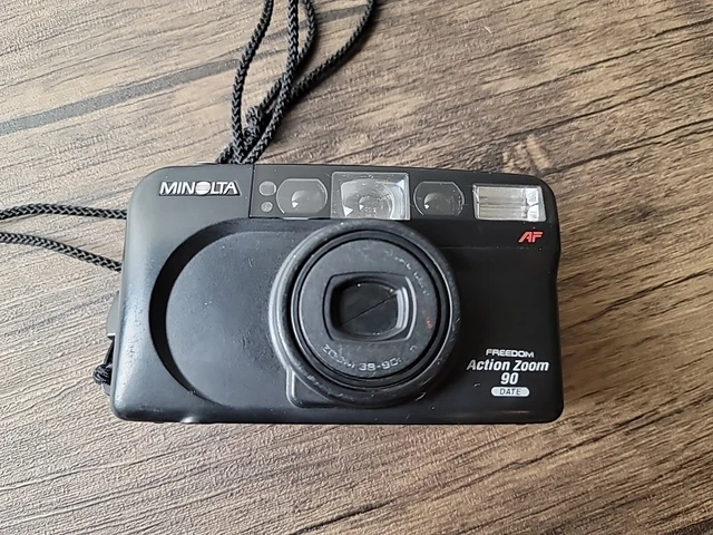 Cámara fotográfica Minolta Freedom Action Zoom 90 puntos disparo 35 mm PARA REPUESTOS
