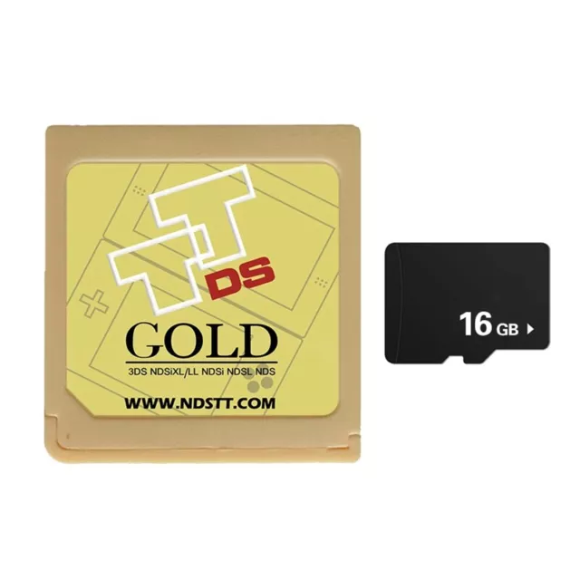 Für -Spielkarte TTDS GOLD Brennkarte + 16G-Speicherkarte für  NDSIXL/4674