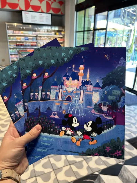 Disneyland Magic Key Holder Print 2023 Mickey Minnie Castle