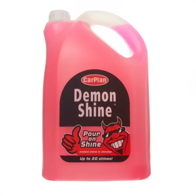 Carplan Demon Shine Spray On Shine Car Wax Polish Spray & Wipe 5L 5 Litre