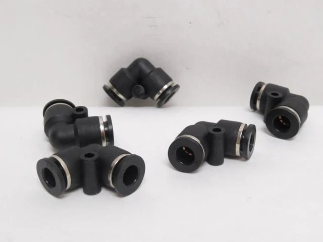 192230 New-No Box; Industry-Std 1PEP6 Lot-5 Air Elbows; 90Deg; 1/4" PTC