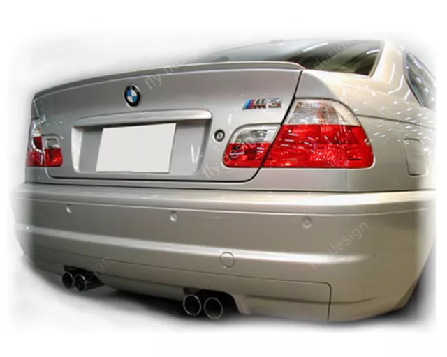 Convient pour BMW 3er Bj1998-2007 E46, Peint Lip Spoiler Aileron Aile Arrière 3