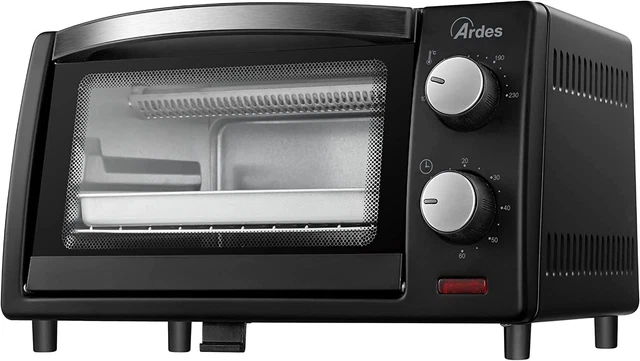 Forno Elettrico Ventilato Ardes AR6226S - 25 Litri, 6 Funzioni, Doppio Vetro, Timer, Silver