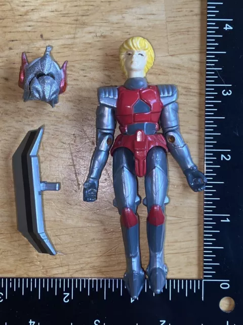 Vintage 1985 Dana Sterling Figure Robotech Matchbox with Helmet and Shield Vintage 1985 Dana Sterling Figure Robotech Matchbox with Helmet and Shield