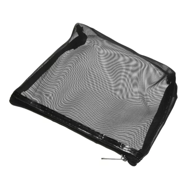 Borsa cosmetica in rete, borsa da viaggio portatile per trucco da viaggio 9""x2""x6"", nera