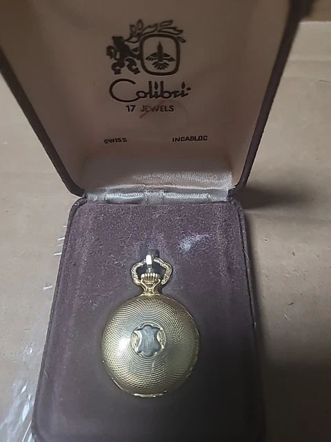 Colibri 17 jewels deals swiss incabloc pocket watch