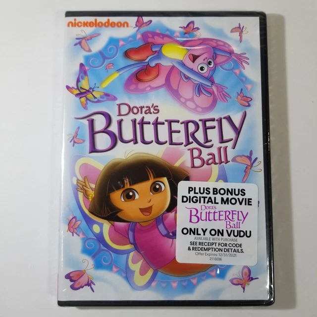 DORA THE EXPLORER: Dora's Butterfly Ball Nickelodeon 2012 DVD Brand New ...