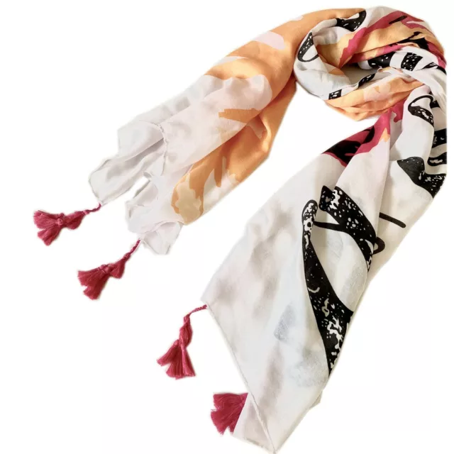 Jolie grande écharpe imprimée Be Mindful - housse de châle enveloppante douce et chaude confortable - pour femmes 2