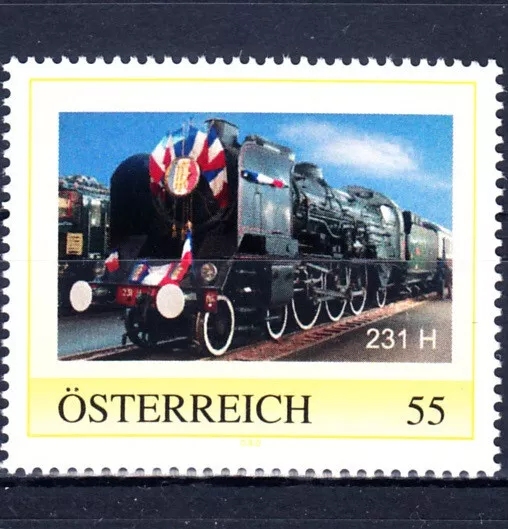 PM 8016488 Lokomotiven - 231 H - Eisenbahn - Dampflok - aus 100-er Auflage