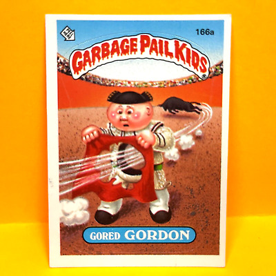 1986 Topps Garbage Pail Kids Gored Gordon #166A - 4Th Series (A)