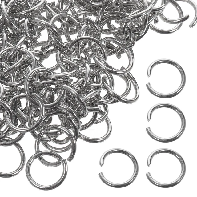 200 por ciento acero inoxidable robusto anillos abiertos hallazgos de joyería accesorios artesanales