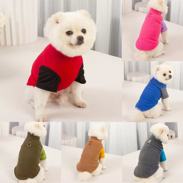 Cane Camicia Vestiti Caldo Animale Domestico T-Shirt Corto Gilet Costume Tasca R