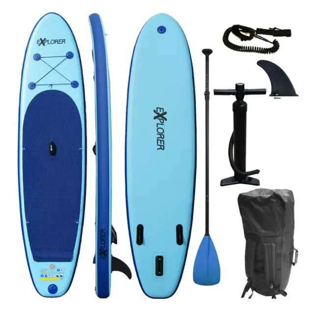 SUP Board blau Paddling Board - 23404 - Stand Up Paddle Surfboard EXPLORER