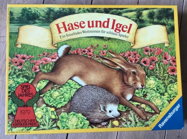 Ravensburger " Hase und Igel" ein fesselndes Wettrennen für schlaue Spieler ab 8
