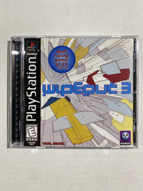 Wip3out - PS1 Complet Version Version Française PlayStation Sony