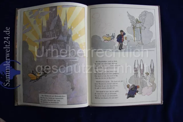 altes Buch  Kinder Bilderbuch Hans Wundersam Ein Wintermärchen 2