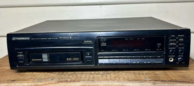 Vintage Pioneer PD-M503 6 Disc CD Player - Works But Display Not Working