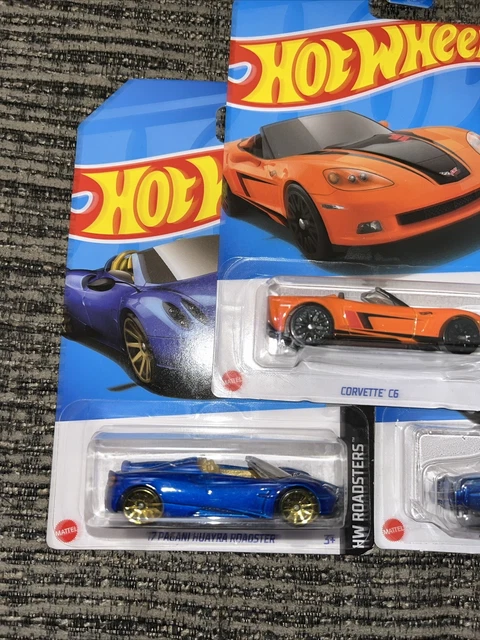 Hot Wheels Corvette C6 2024 - Série HW Roadsters 2/5, édition 40/250, Modèle Collector