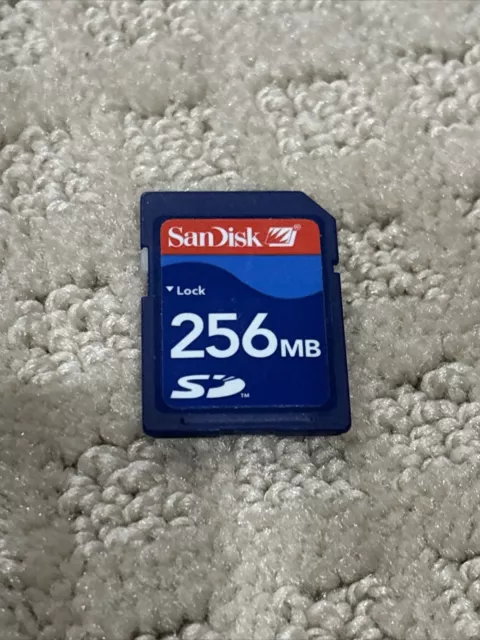 Sd Card Sandisk 256Mb