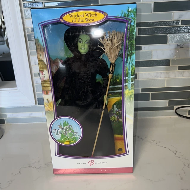 MATTEL BARBIE COLLECTOR The Wizard Of Oz Wicked Witch Of The West Doll ...