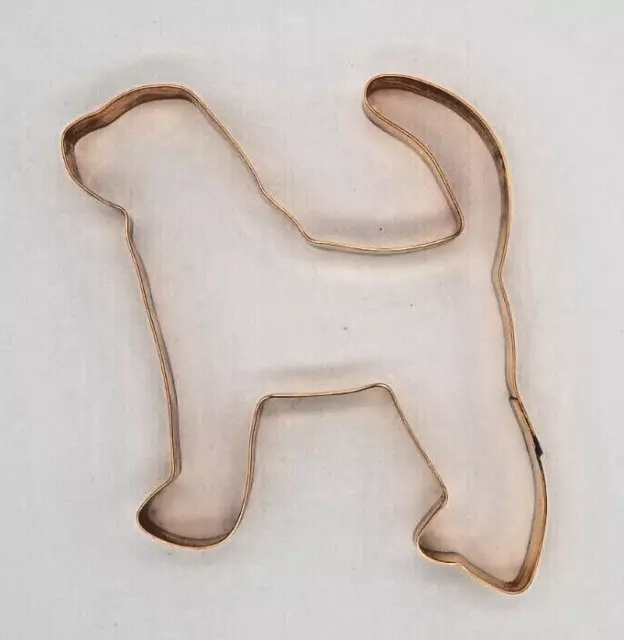 Bloodhound Dog Solid Copper Cookie Cutter by The Fussy Pup