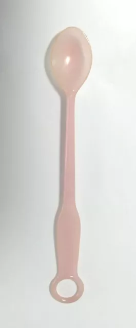 Tupperware Pink 1950's MCM Millionaire Line Cocktail Stirrer Spoon Swizzle Stick