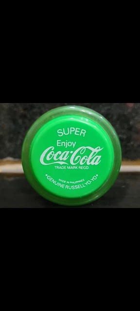 🟢 ⚪YOYO COCA-COLA GEN 80's RUSSELL SUPER GREEN COLLECTORS COKE CLASSIC YOYO⚪ 🟢