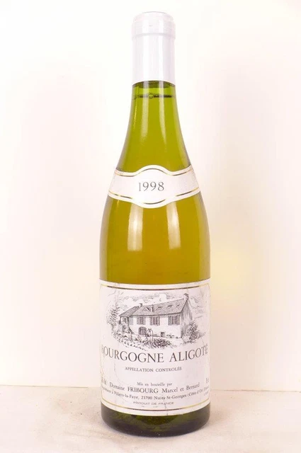 aligoté domaine fribourg  blanc 1998 - bourgogne