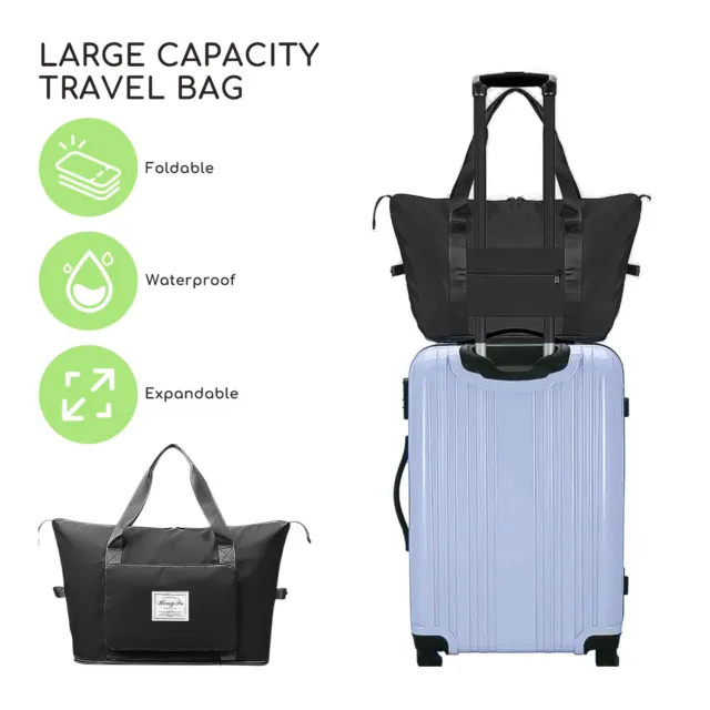 36L Women Large Capacity Duffle Bag Travel Gym Tote Bag Carry On Handbag Luggage 5