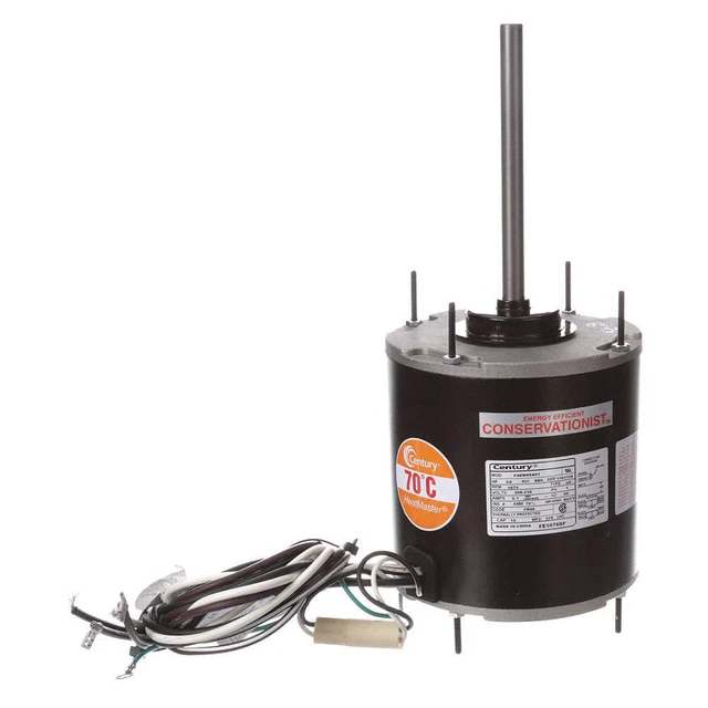CENTURY FE1076SF Condenser Fan Motor,3/4 HP,1075 rpm,60Hz