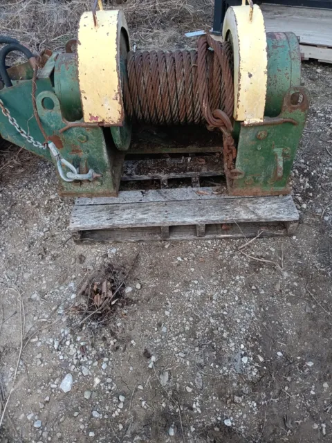dp manufacturing 100,000 lb. hydraulic winch used