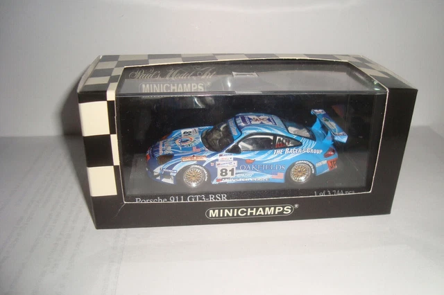 Minichamps 1/43 – Porsche 911 GT3 R Le Mans 2001 N°79 – Occasion Boîte