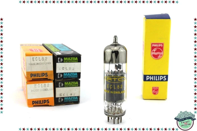Tube électronique ECC85 Mazda - NOS (New Old Stock) Neuf Sous Blister - Pour Ampli Vintage