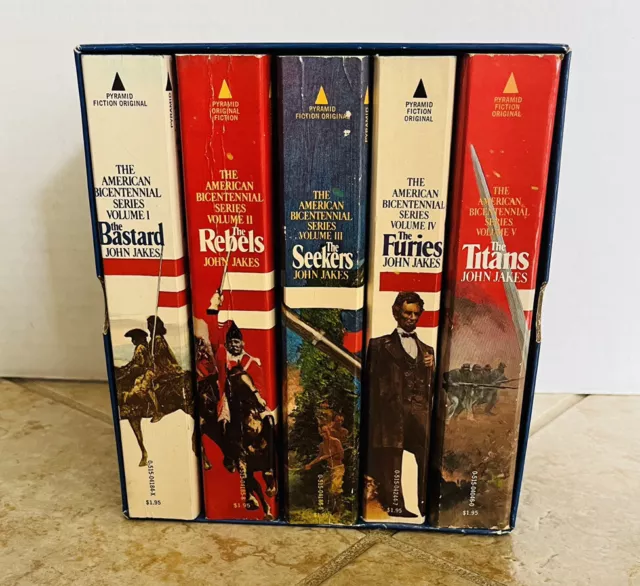 John Jakes Kent Family Chronicles American Bicentennial Series - 5 volumes