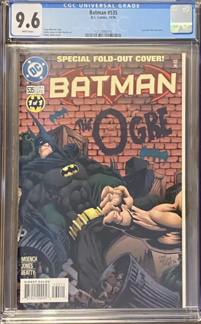 Batman #535| DC Comics | CGC 9.6 | 10/96 Gatefold Cover Newton Rings White Pages