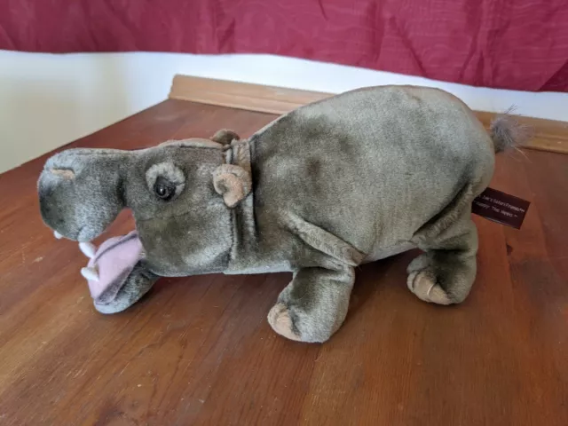 HAPPY THE TALKING Hippo Plush Hippopotamus Toy Jungle Joes Safari ...