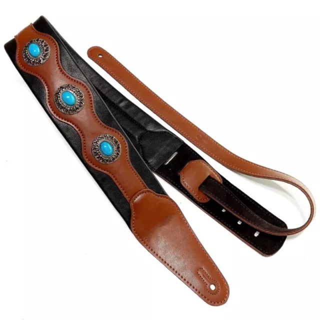 Cintura Per Chitarra Acustica Regolabile In Pelle Stile Etnico K5G67580