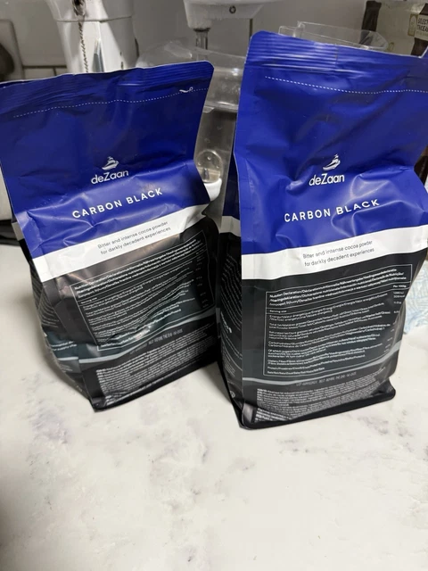 DEZAAN CARBON BLACK Cocoa Powder 10-12% Fat, 1kg (past BBF Date) £29.92 ...