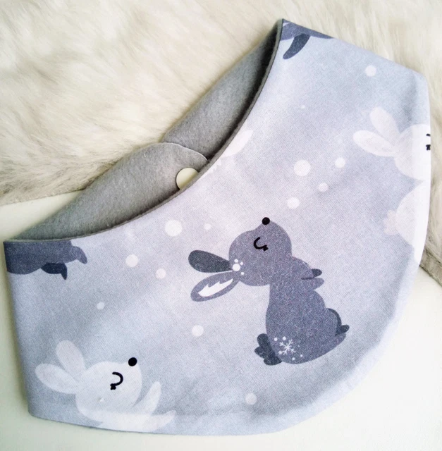 NEU * Halstuch mit FLEECE * Kinder * Baby * Dreieckstuch * Schal * Hase