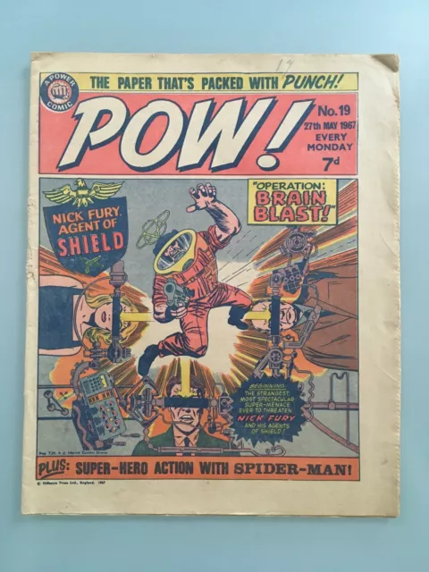 POW! Comic - Issue # 19 - Date 27th May 1967 - A Power Comic Weekly every Monday