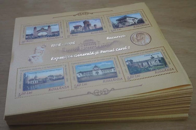 2006 Rumänien; 200 Blocks Landesausstellung Bl. 378, postfrisch/MNH, ME 1100,-