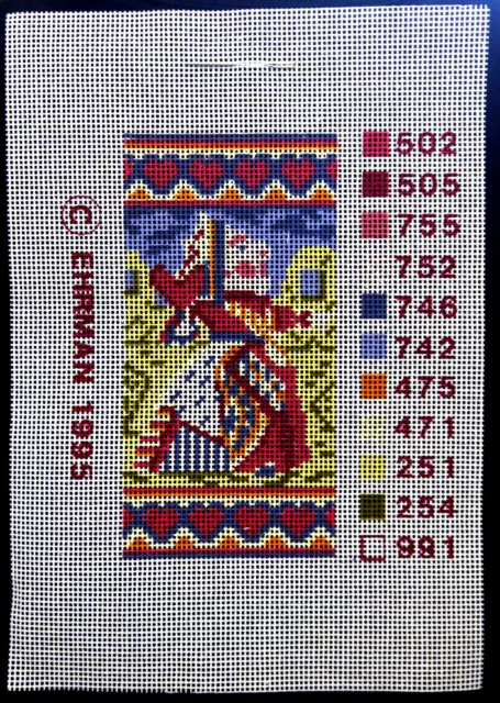 Ehrman Queen of Hearts Tapestry Panel Kit : 1995 - Unused