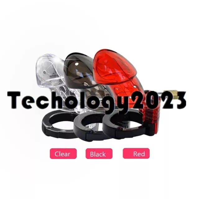 MALE POLYCARBONATE CHASTITY Device Cuff-Rings Lock Standard Cage For ...