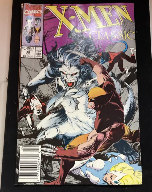 X-Men Classics #46  Reprinting Uncanny X-men 140 vs Wendigo!  1990 Marvel Comic