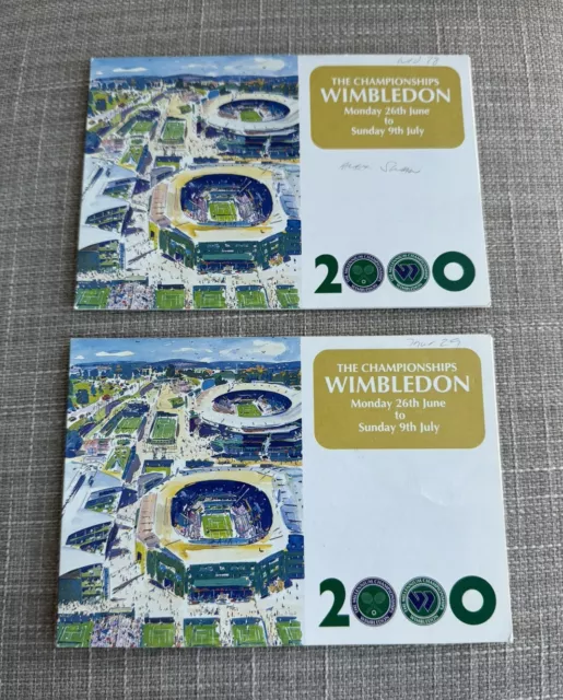 The Championships WIMBLEDON - Debenture Tickets July 2000 *Excellent Condition*