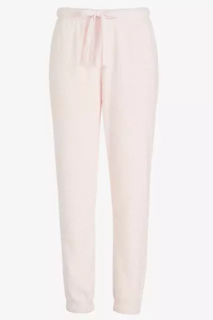 New Peter Alexander Womens Soft Towelling Pale Pink Pj Lounge Pants M Rrp$79.95