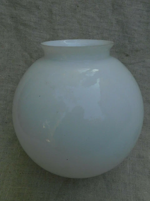 Abat-jour Pendentif émaillé Bleu Porcelaine - Dôme Industriel 5.7cm - Style Rustique Métal Et Verre