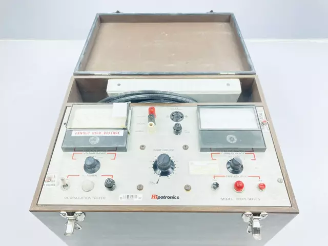 FOR PARTS ONLY HIPOTRONICS 800PL DC TESTER 15-80kV 120/220V 60Hz